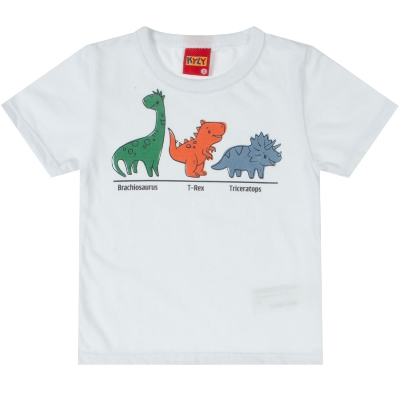CONJUNTO KYLY MASCULINO CAMISETA E BERMUDA DINOSSAUROS - Image 6