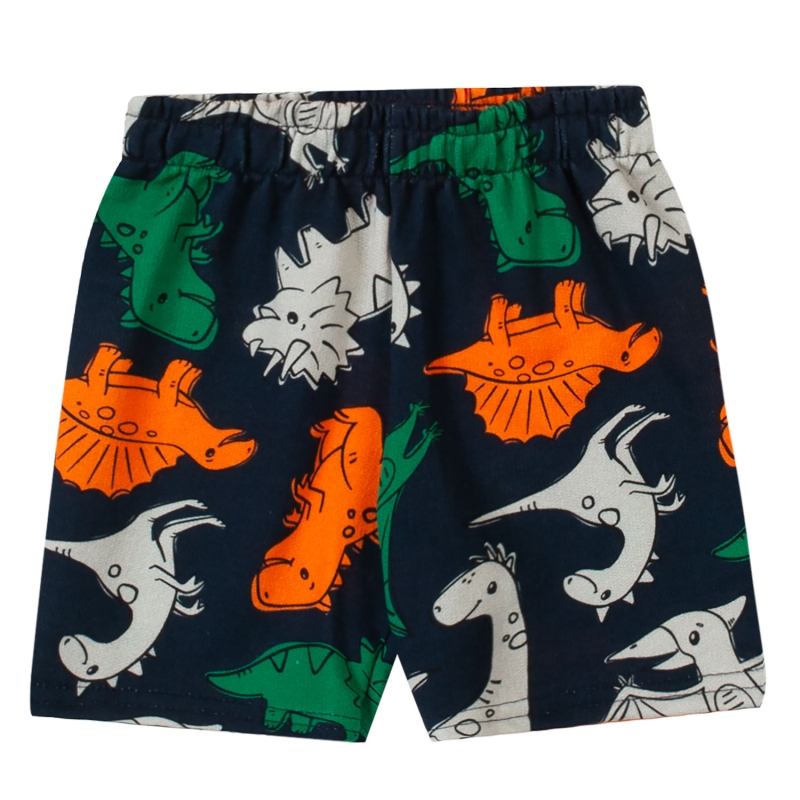 CONJUNTO KYLY MASCULINO CAMISETA E BERMUDA DINOSSAUROS - Image 10