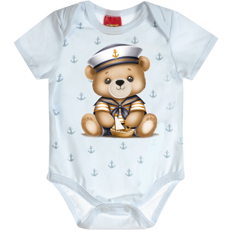 CONJUNTO KYLY BODY E BERMUDA BEBE URSINHO - Image 6