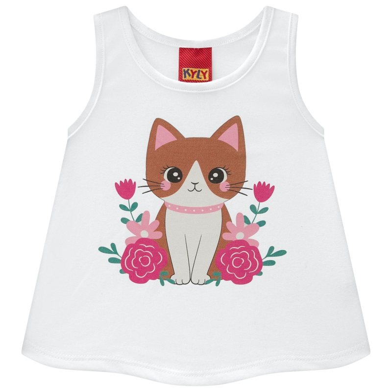 CONJUNTO KYLY VERAO DE GATINHO REGATA E SHORT - Image 6