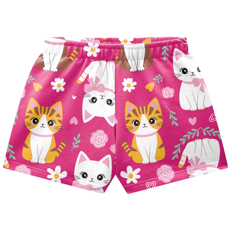 CONJUNTO KYLY VERAO DE GATINHO REGATA E SHORT - Image 7