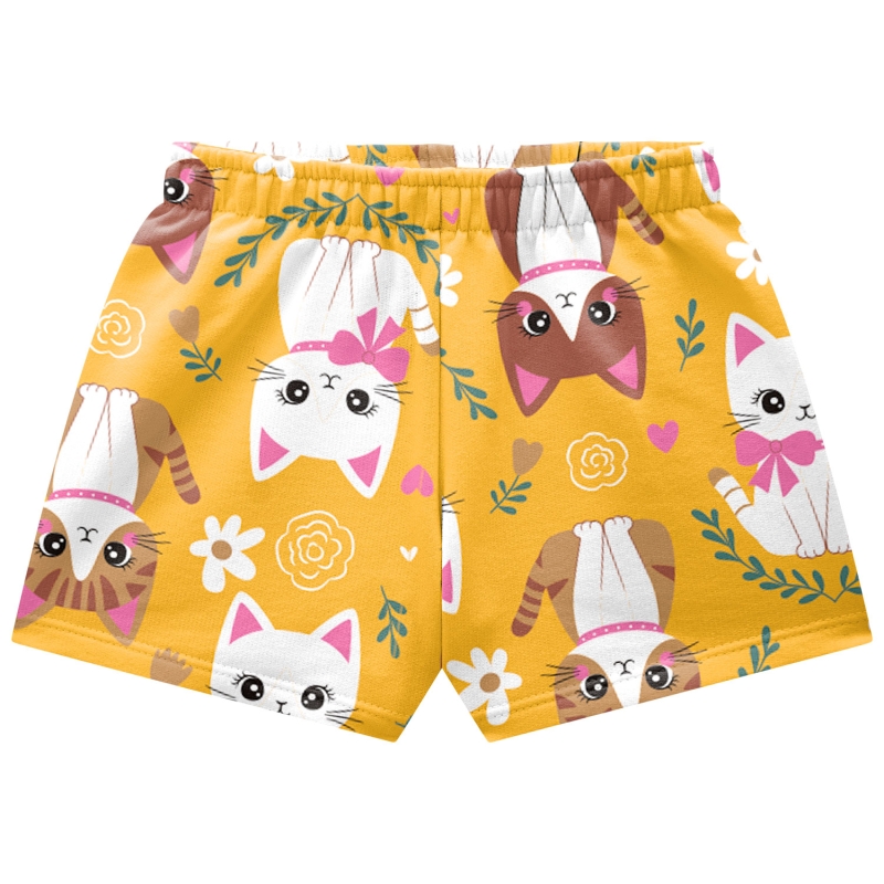 CONJUNTO KYLY VERAO DE GATINHO REGATA E SHORT - Image 3