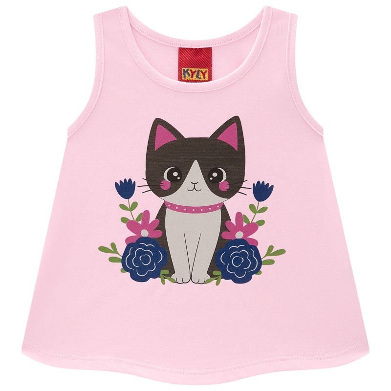CONJUNTO KYLY VERAO DE GATINHO REGATA E SHORT - Image 4