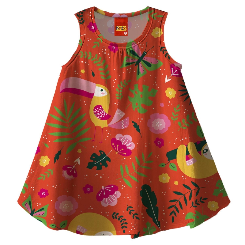 VESTIDO KYLY FLORES E BICHINHOS - Image 2