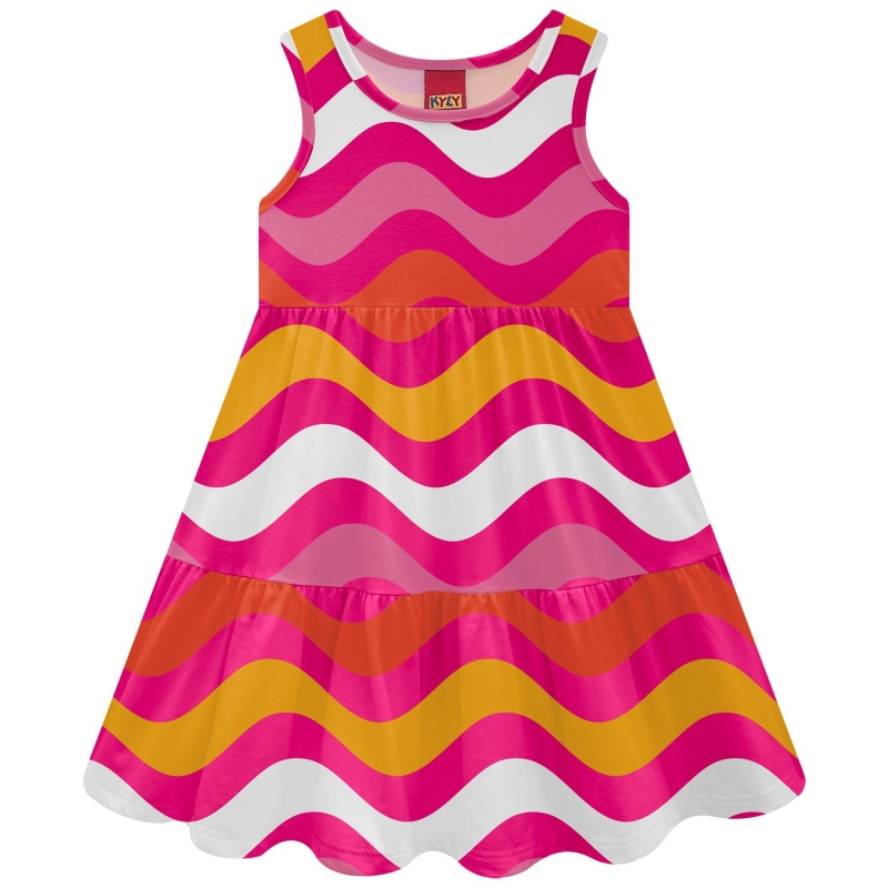 VESTIDO KYLY LISTRADO COLORIDO - Image 3