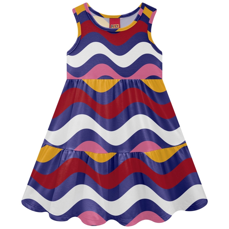 VESTIDO KYLY LISTRADO COLORIDO - Image 2