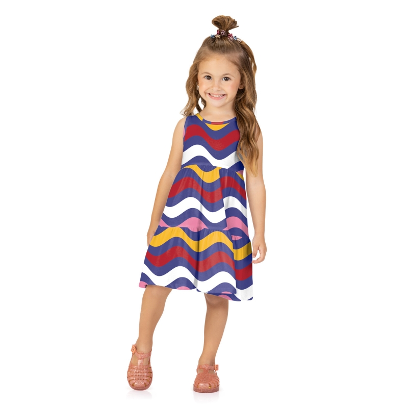 VESTIDO KYLY LISTRADO COLORIDO - Image 4