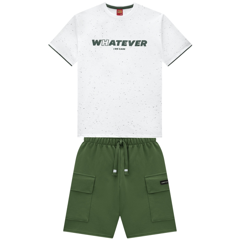CONJUNTO KYLY MENINO BERMUDA CARGO