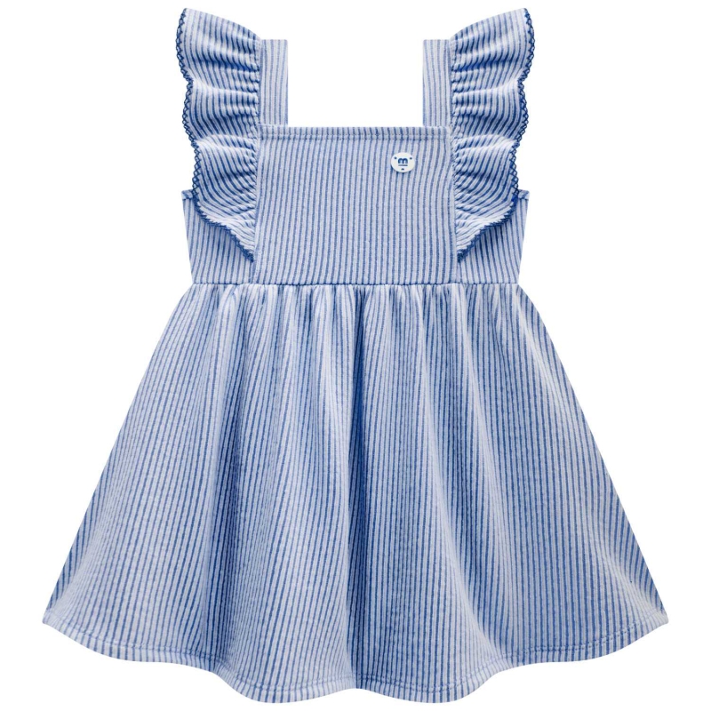 VESTIDO MILON COM PICUETA NAS MANGAS