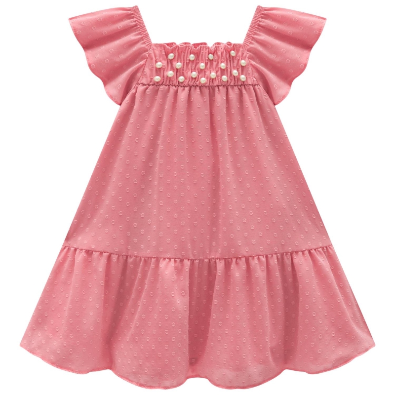 VESTIDO MILON ELEGANTE COM PEROLAS
