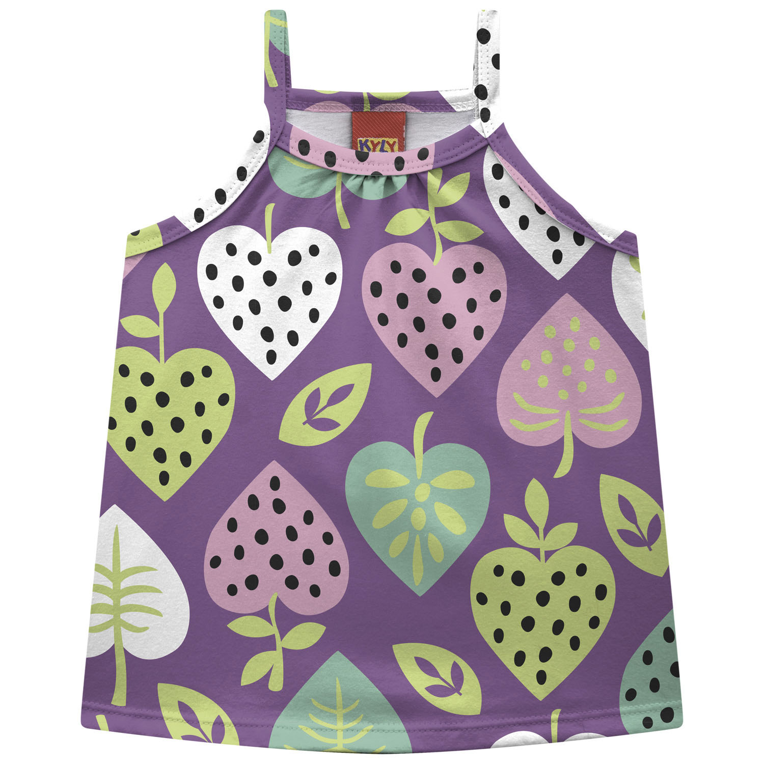 Conjunto Infantil Feminino Kyly Regata + Short 100% Algodão Estampa Flores — Tamanhos 4 ao 8 - Image 3