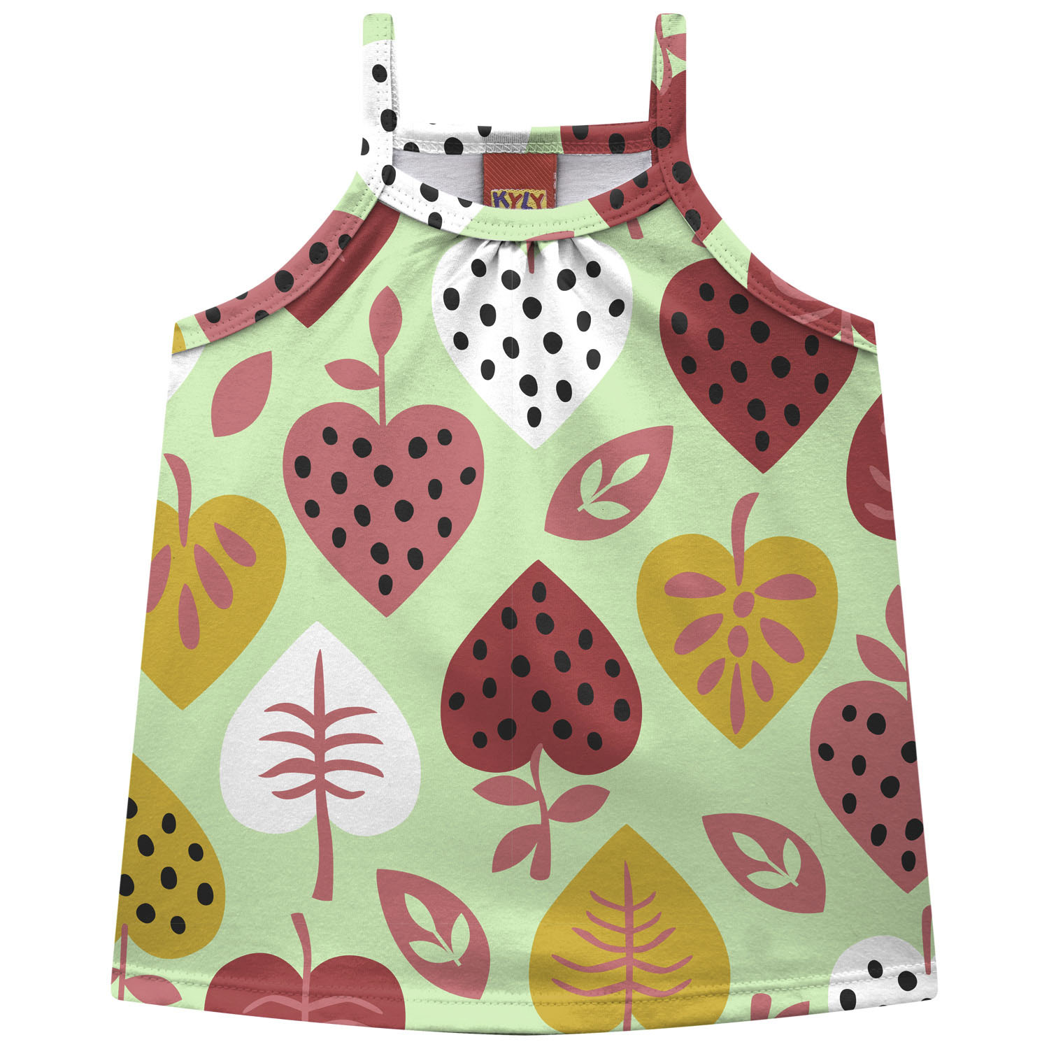 Conjunto Infantil Feminino Kyly Regata + Short 100% Algodão Estampa Flores — Tamanhos 4 ao 8 - Image 6