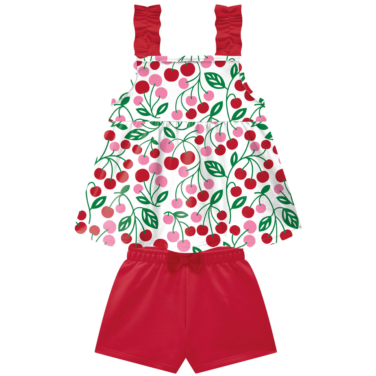 Conjunto Kyly 1001816 | Blusa + Short com Laço 04 ao 08 - Image 10