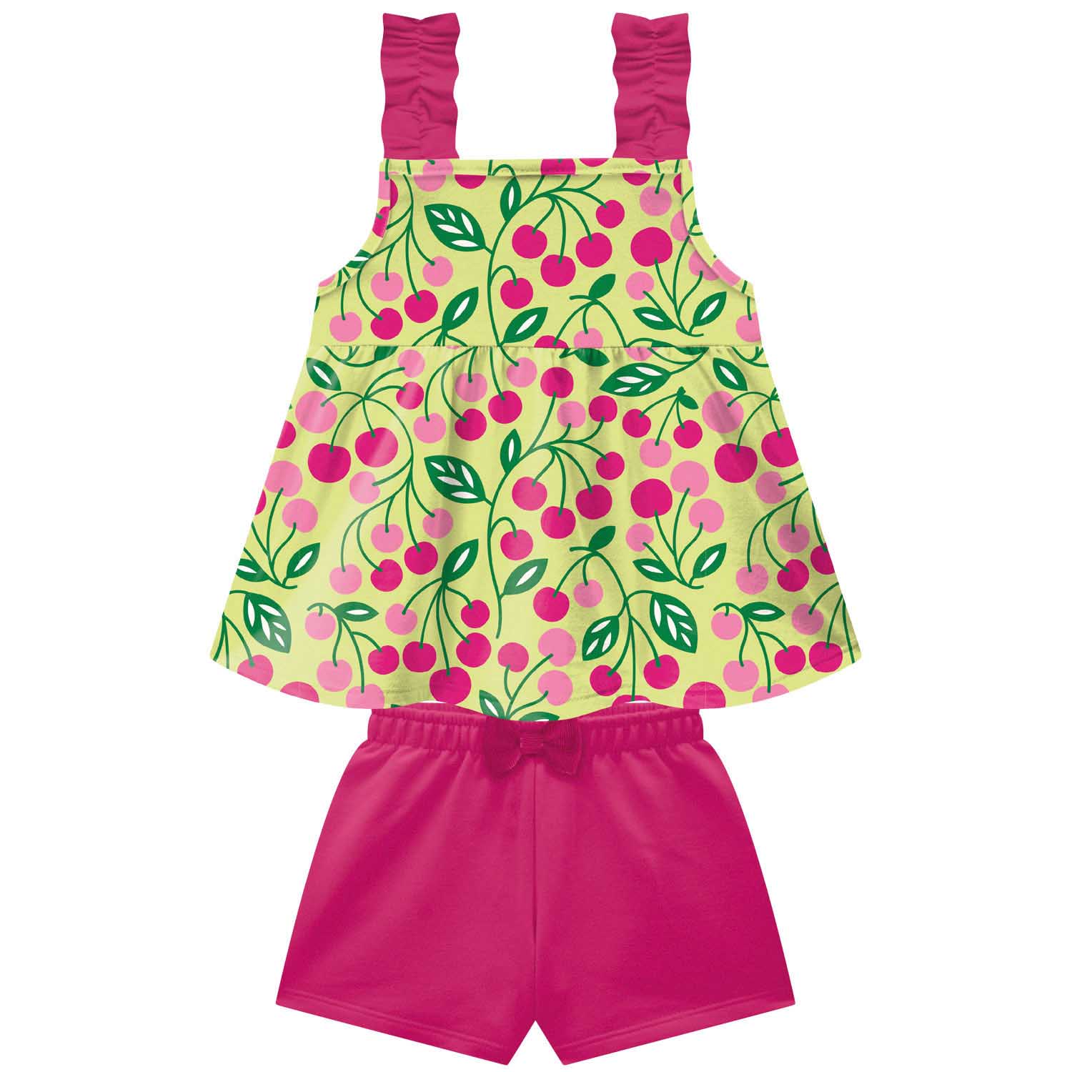 Conjunto Kyly 1001816 | Blusa + Short com Laço 04 ao 08 - Image 4