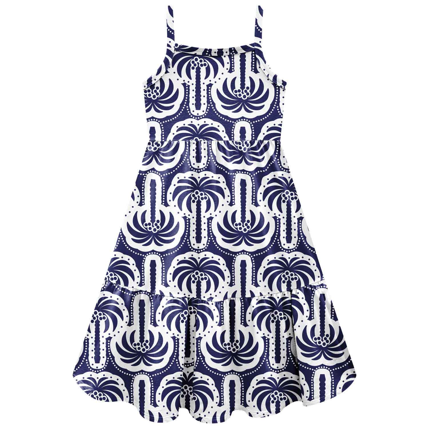 Vestido Kyly 1001839 | Modelo Solto com Estampa 10 ao 16 - Image 2