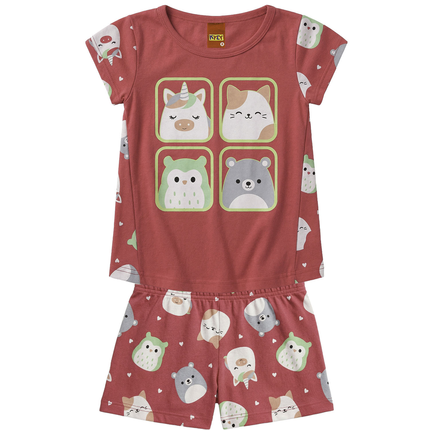Pijama Kyly 1001961 | Blusa + Short 03 ao 08 - Image 3