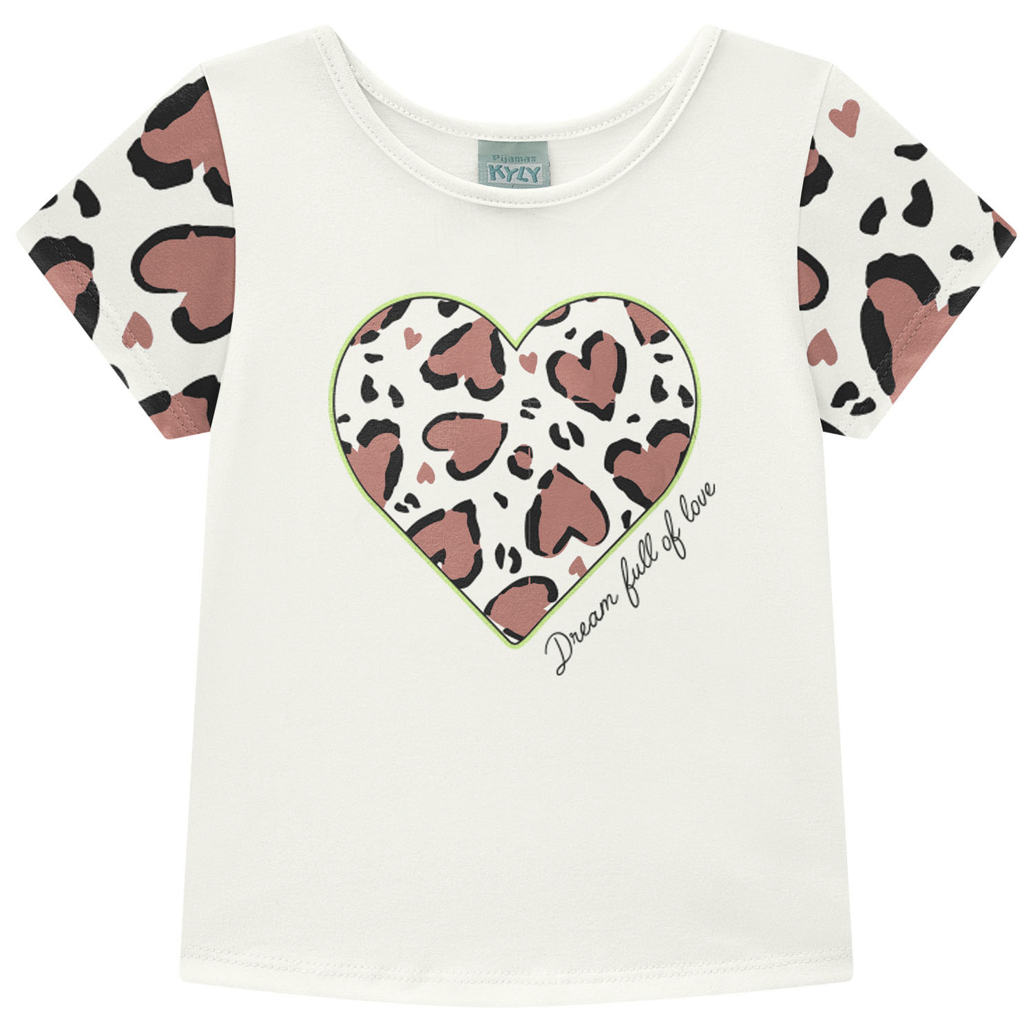 Pijama Kyly 1001969 | Blusa + Short 10 ao 16 - Image 3