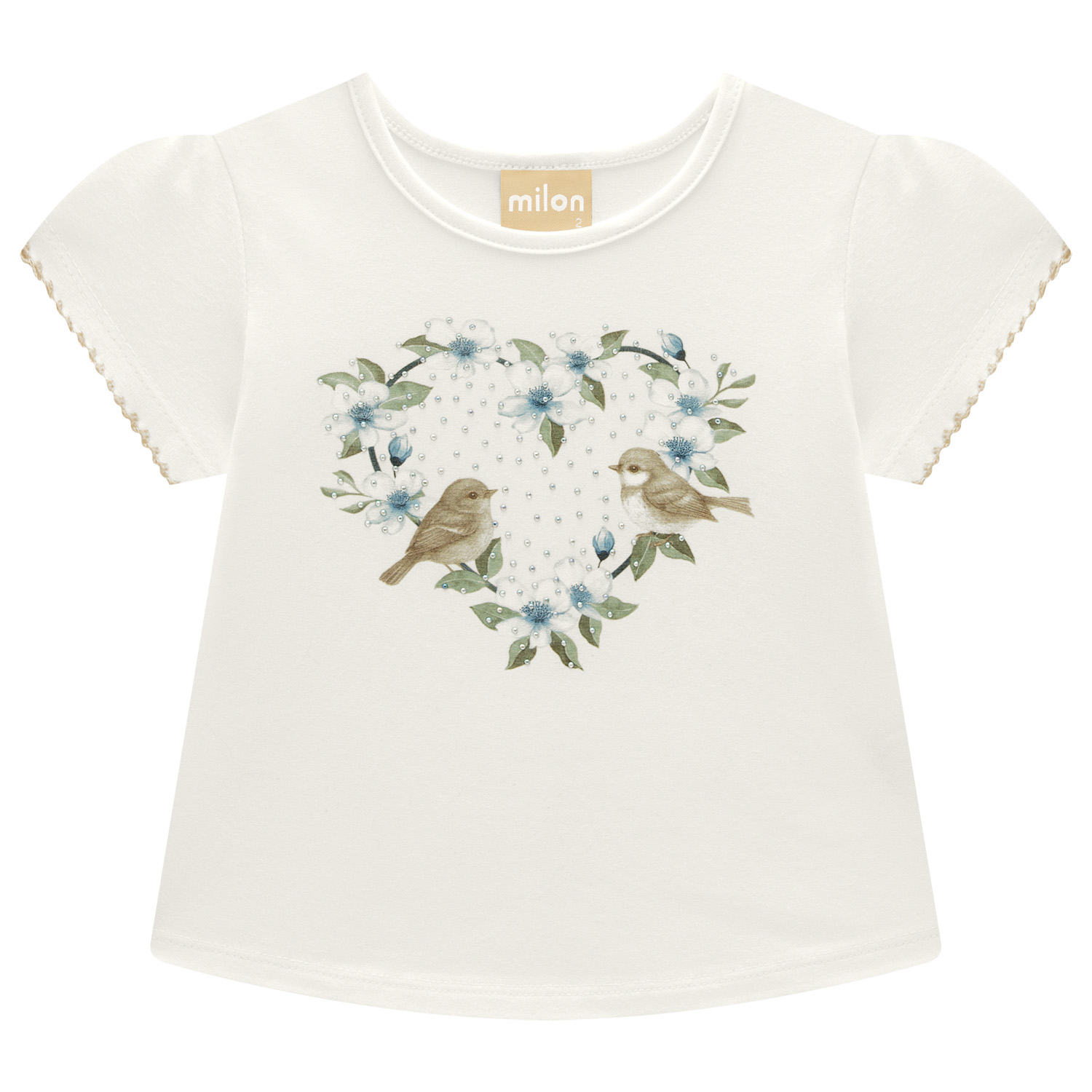Blusa Milon 2001715 | Manga Curta 03 ao 08 - Image 3