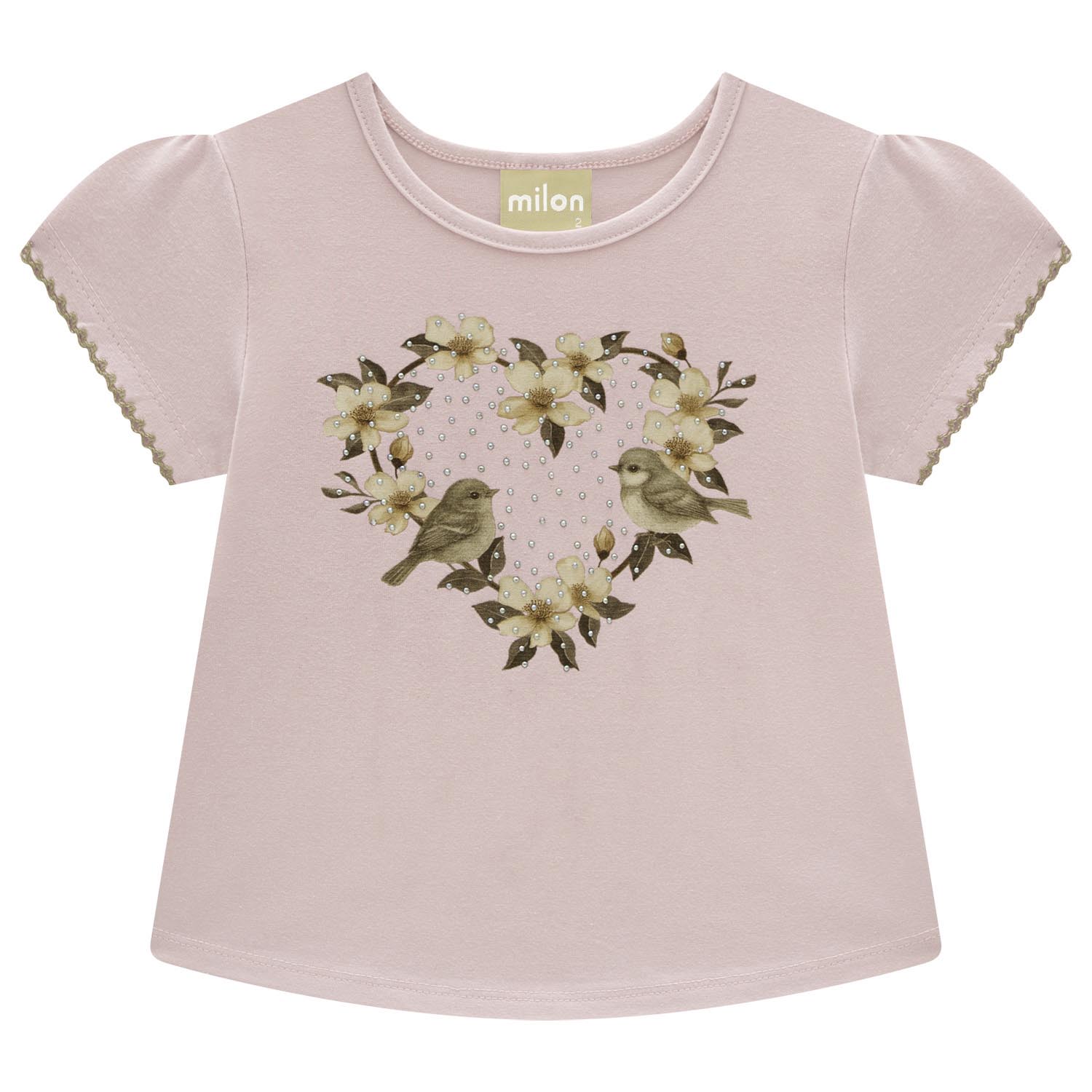 Blusa Milon 2001715 | Manga Curta 03 ao 08 - Image 2