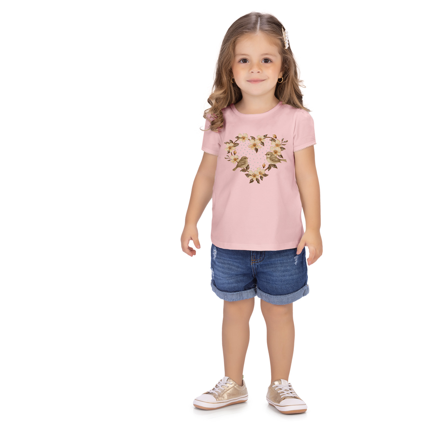 Blusa Milon 2001715 | Manga Curta 03 ao 08