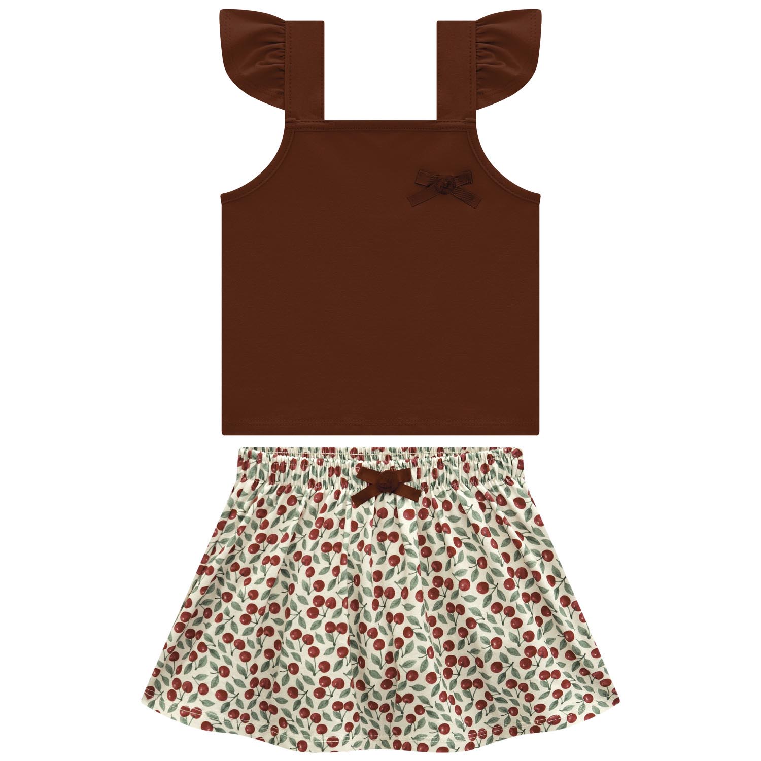 Conjunto Milon 2001741 | Blusa + Saia 04 ao 08 - Image 2