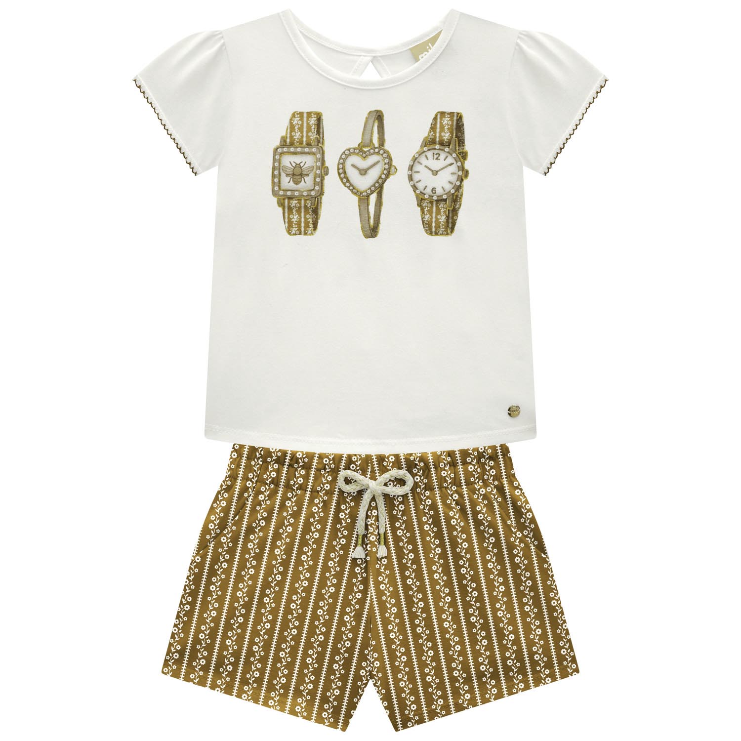 Conjunto Milon 2001771 | Blusa + Short 04 ao 08 - Image 2