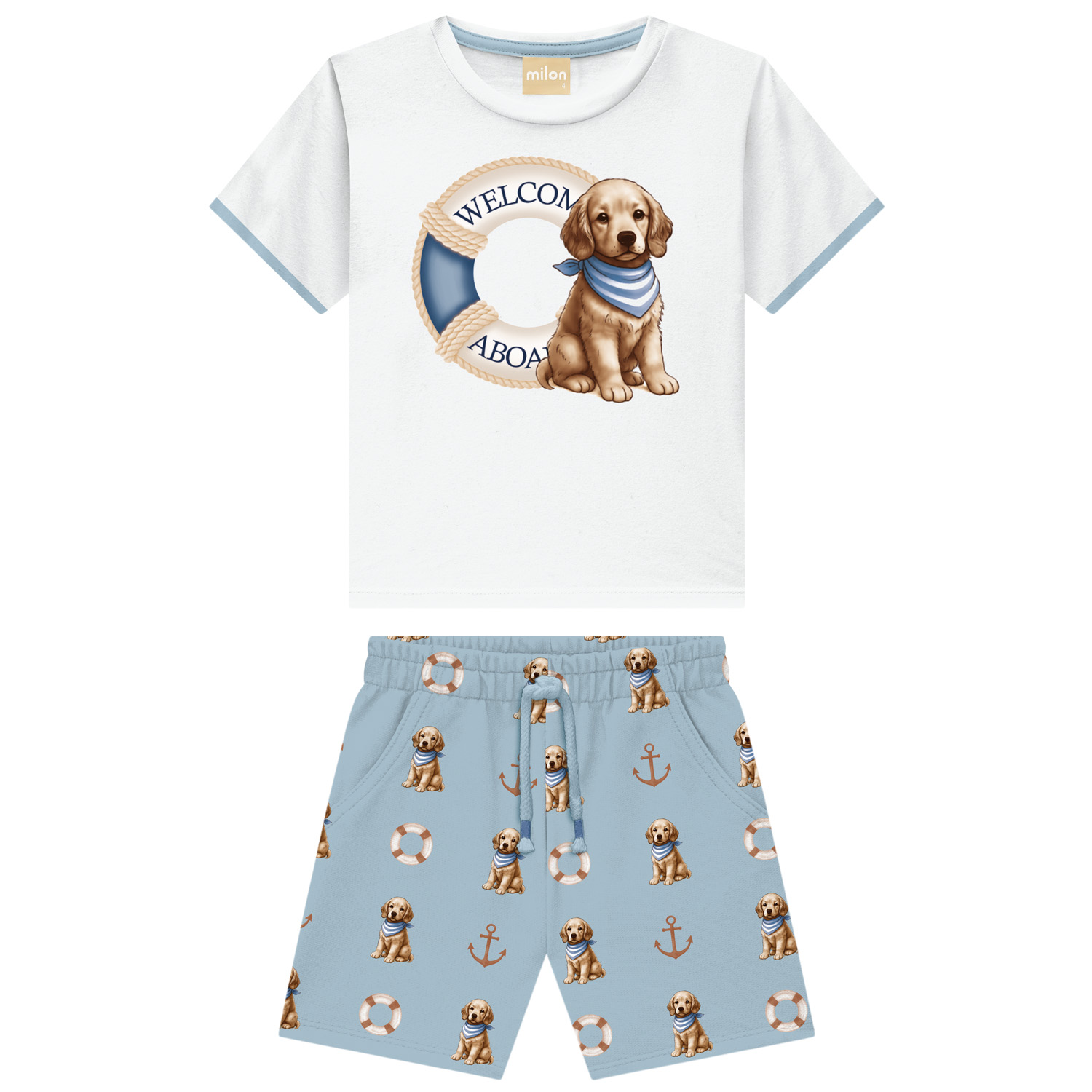 Conjunto Milon 2001788 | Camiseta + Short 02 e 03 - Image 2