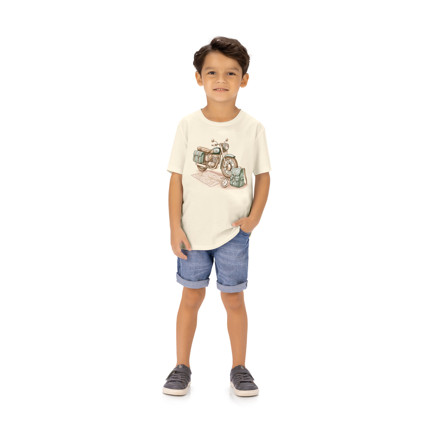 Camiseta Milon 2001802 | Manga Curta 10 ao 14
