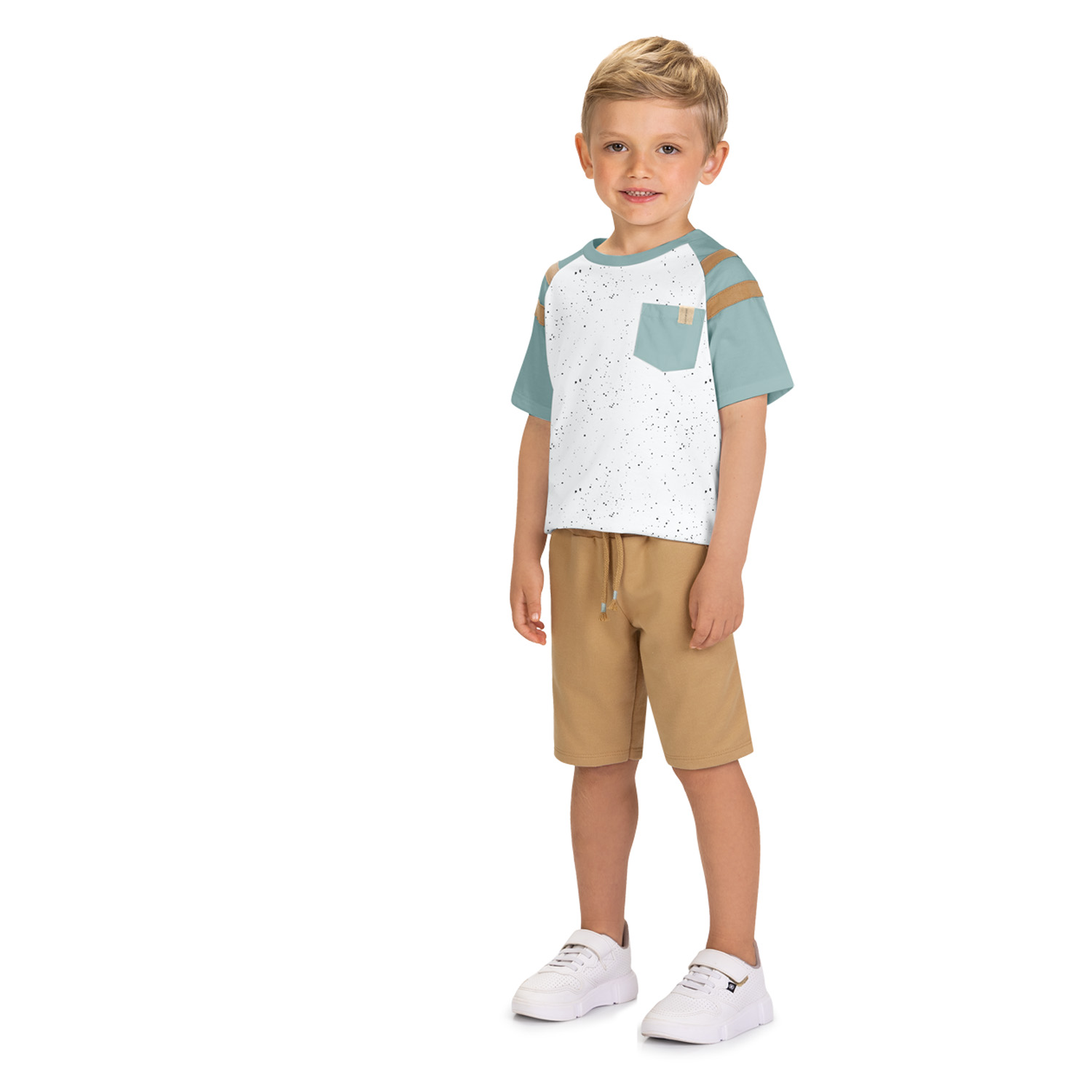 Conjunto Milon 2001812 | Camiseta + Bermuda 04 ao 08